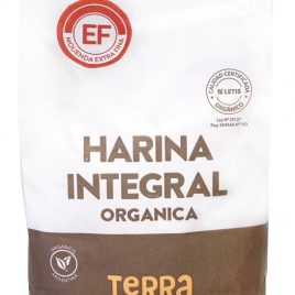 Harina integral extra fina. Oganica Certificada. x1kg. Terrasana.